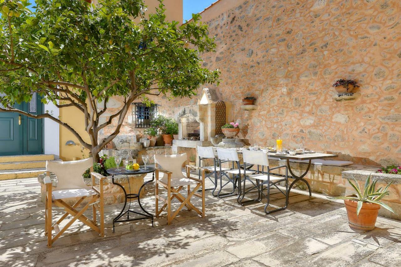 Castello Villa Daphnes - Private Pool & Whirlpool Dhafnes 외부 사진