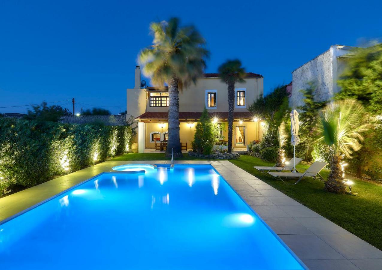 Castello Villa Daphnes - Private Pool & Whirlpool Dhafnes 외부 사진