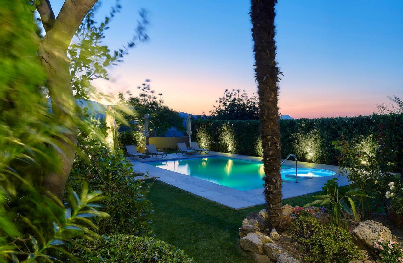 Castello Villa Daphnes - Private Pool & Whirlpool Dhafnes 외부 사진