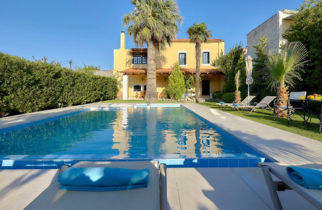 Castello Villa Daphnes - Private Pool & Whirlpool Dhafnes 외부 사진