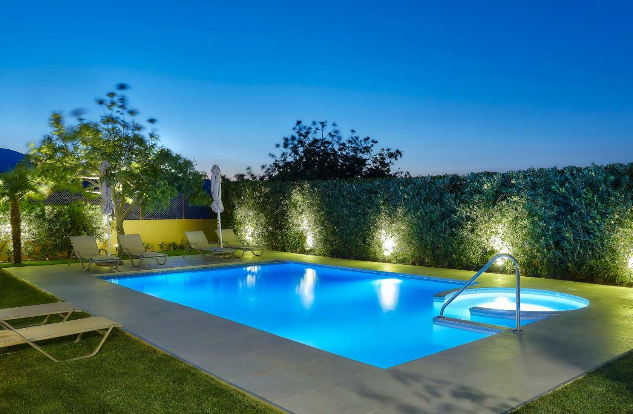 Castello Villa Daphnes - Private Pool & Whirlpool Dhafnes 외부 사진